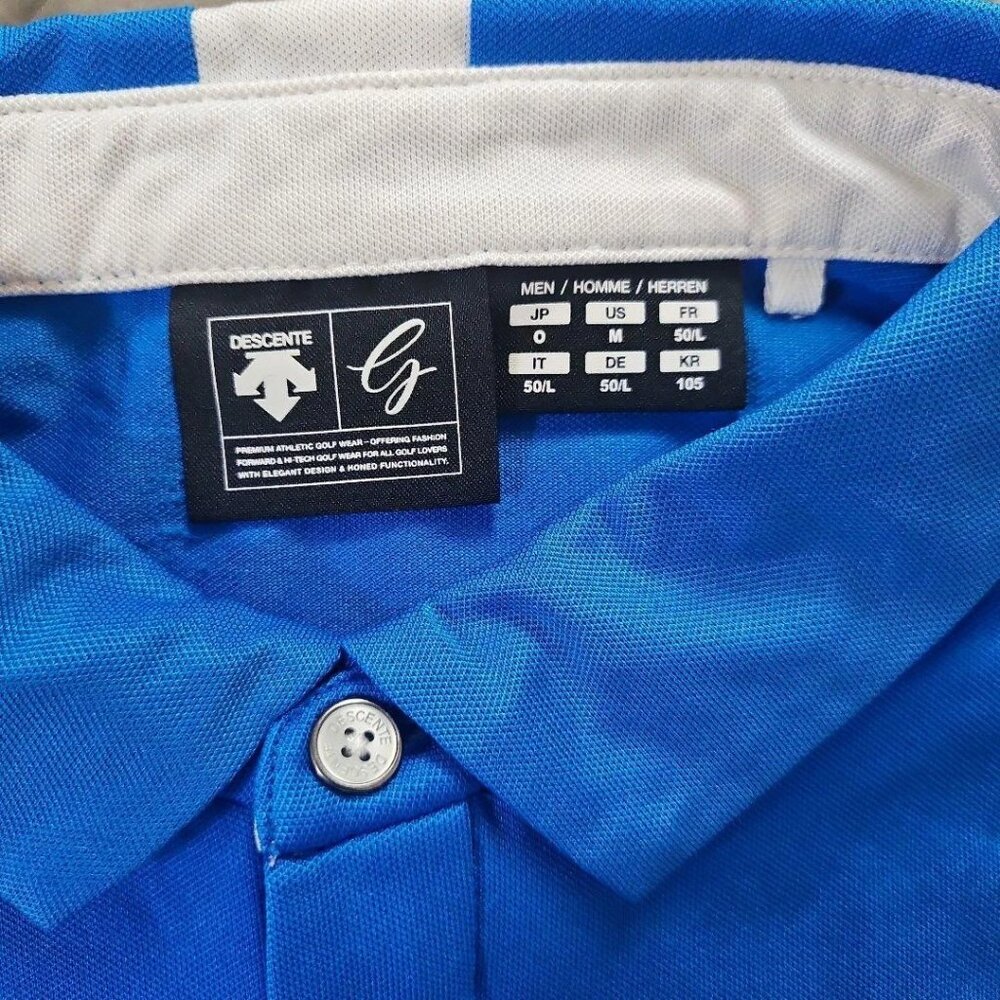 DESCENTE GOLF SHIRT Size Medium (2049) - Picture 6 of 6